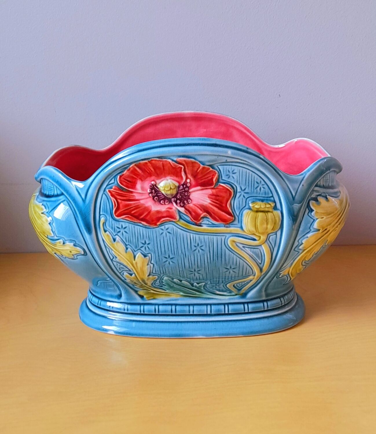 Sarreguemines slip planter