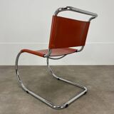 Chaise MR10 Mies Van Der Rohe, cuir, années 80