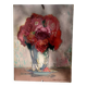 Tableau bouquet of red roses around 1940 by francis etienne
