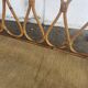 Vintage rattan shelf