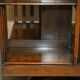 Antique Art Nouveau Victorian hand-carved revolving library.