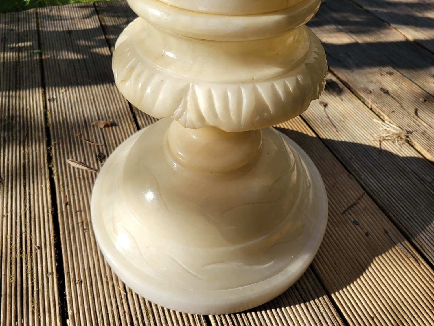 Alabaster pedestal column, 19th century
