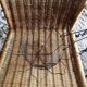 Salad basket opening star metal wire two handles