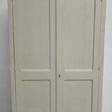 Restored 1930 art deco wardrobe, pure linen color