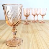 6 Rosaline 70's port glasses