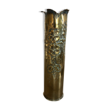 Vase obus gravé