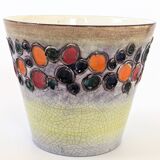 Ceramic flowerpot from the 60s | Alvino Bagni | Italy