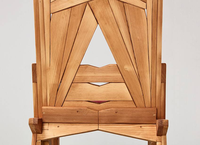 Unique Postmodern Lounge Chair Italy 1980s