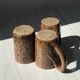 Lot de 3 mugs/tasses en grès pyrité