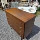 Vintage oak commode from the 1960s.