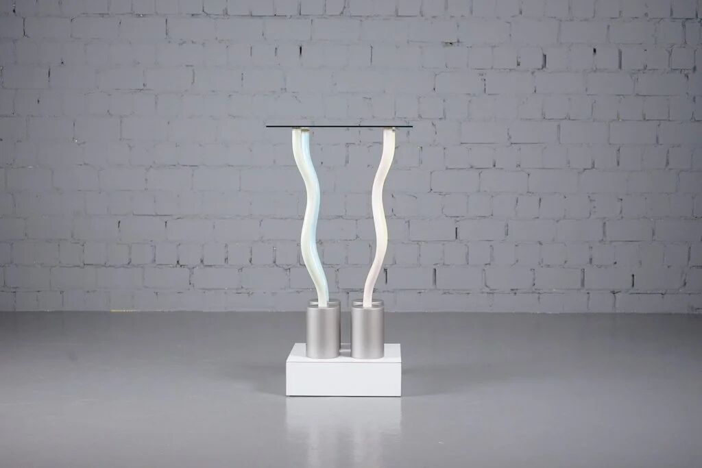 Table prototype Le Strutture Tremano par Ettore Sottsass pour Belux