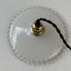 Antique vintage opaline lace pendant light 25 cm