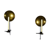 Set of 2 Wall Candlesticks by E.W. Asplind Sweden, 1930's