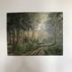 Tableau signé La forêt verte
