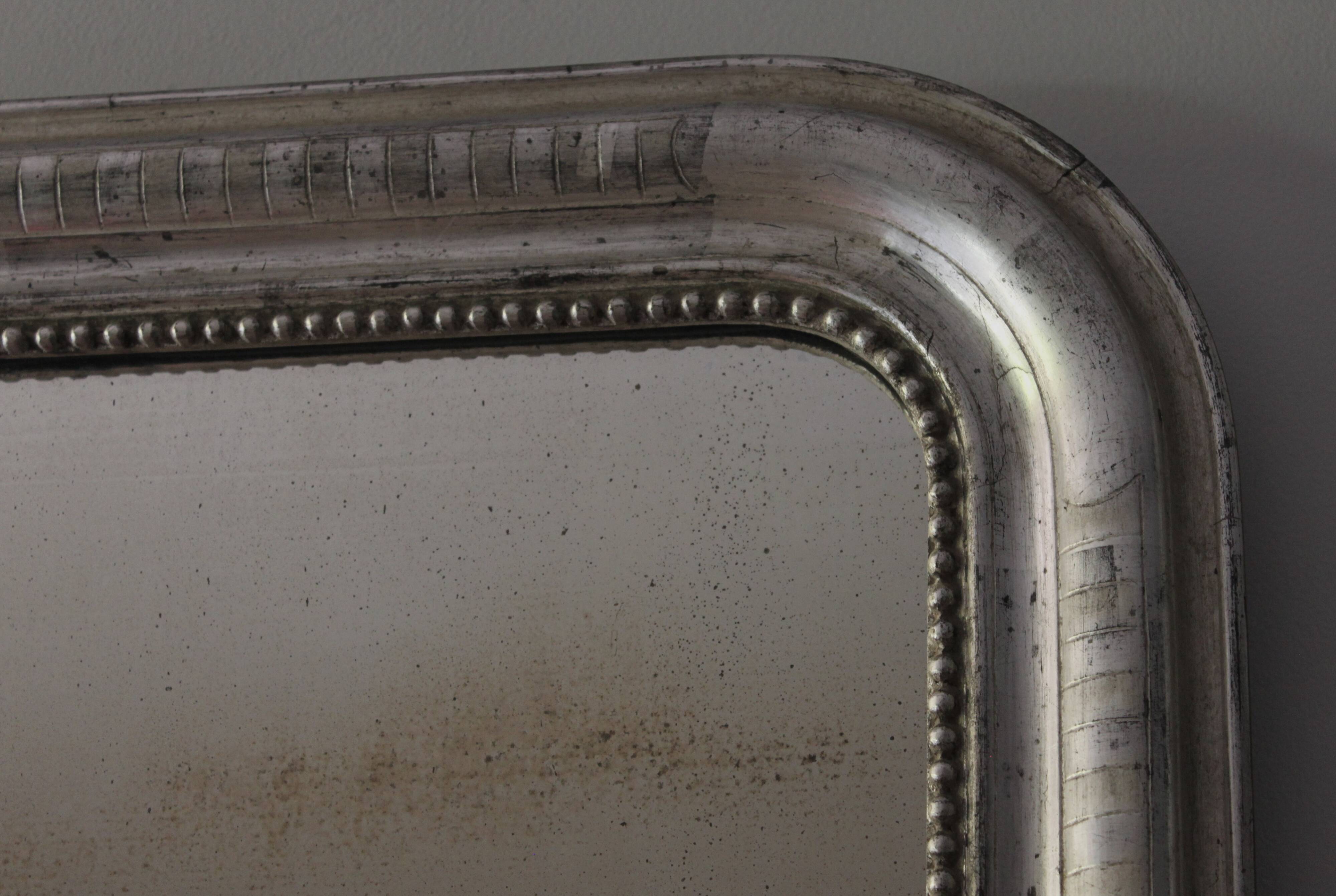 Silver Louis Philippe mirror