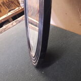 Oval mirror wood
