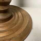 Solid oak twisted column