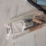 Vintage metal and opaline wall lamp