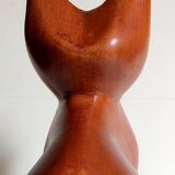 Scandinavian cat in vintage solid wood