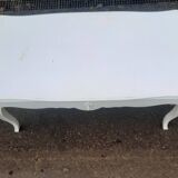 Louis XV style white painted coffee table