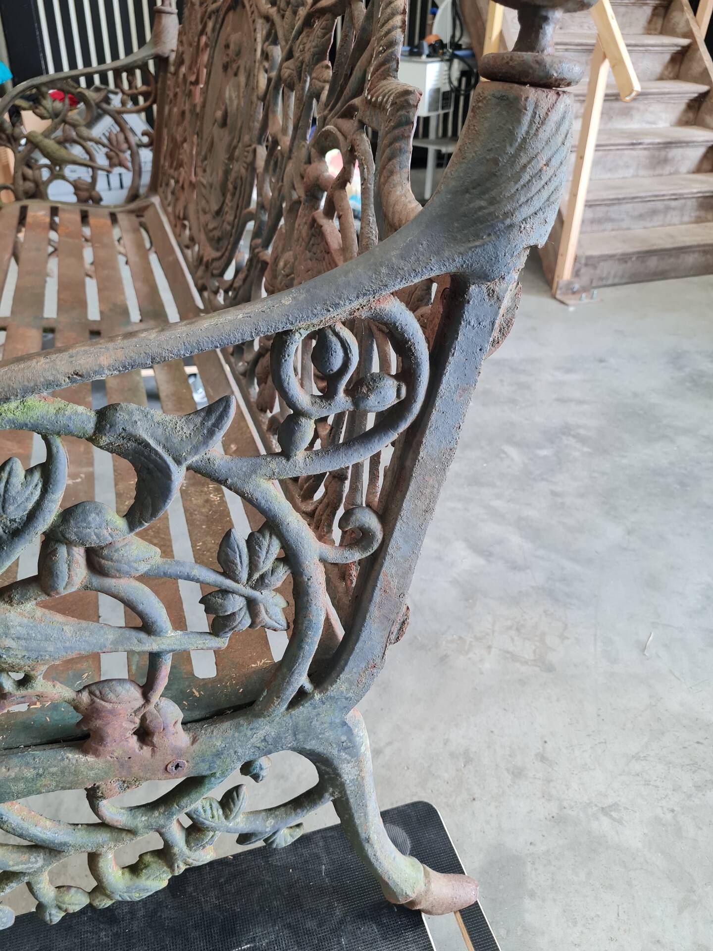 Banc en fonte