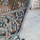 Banc en fonte