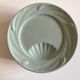 Set de 6 assiettes céladon de Sarreguemines 1950