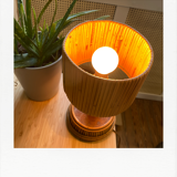 Rattan lamp 60s