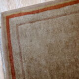 Chinese carpet Art Deco handmade 64x97cm 1970