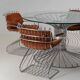 GASTONE RINALDI DINING TABLE FOR RIMA,