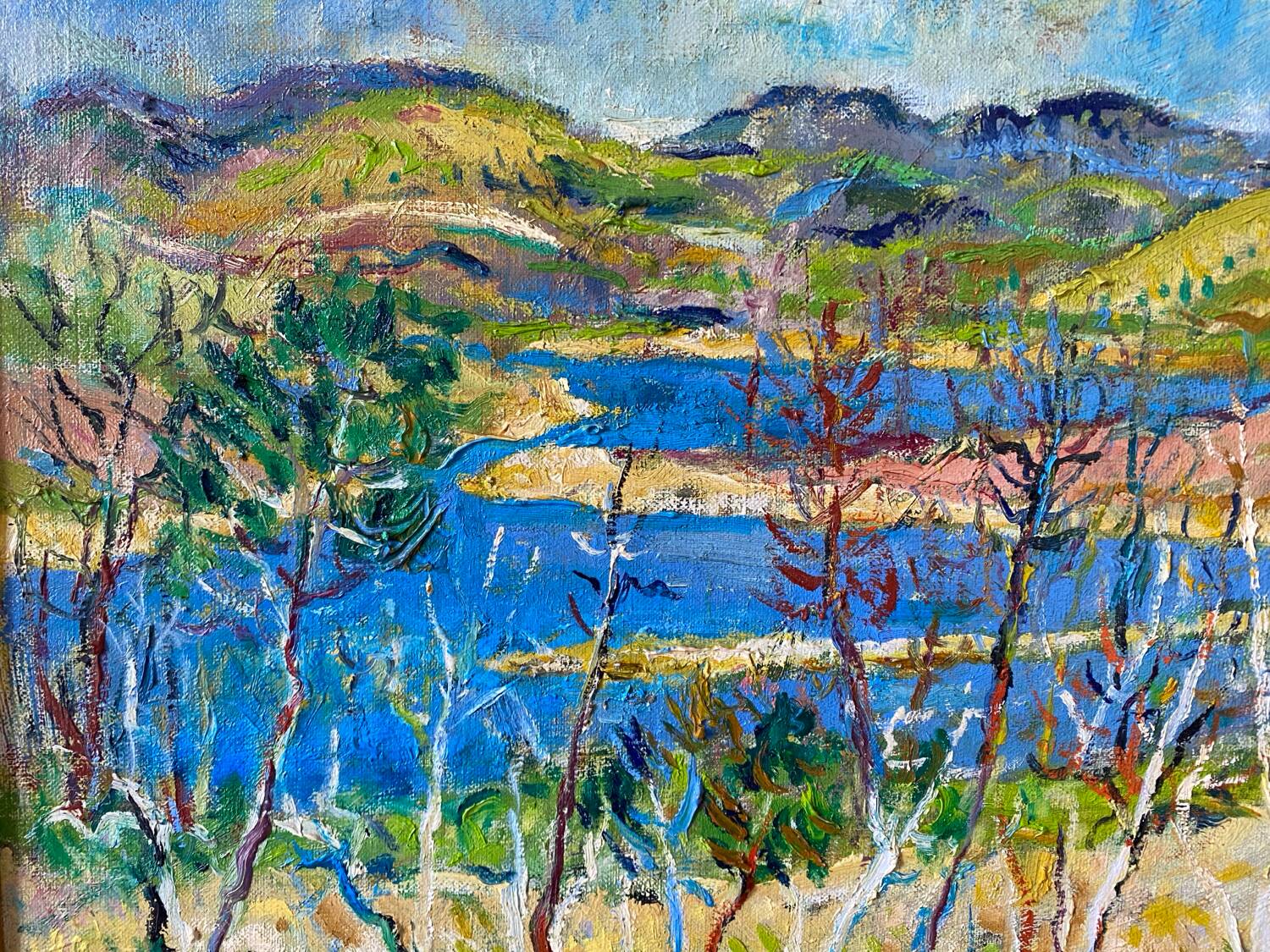 Mediterranean landscape by Guery