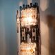 Brutalist sculptural floor lamp by Albano Poli for Poliarte 1970s