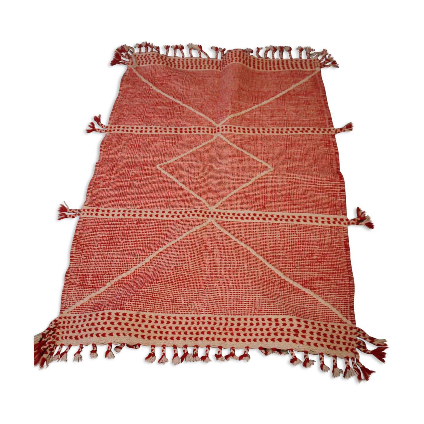 Tapis zanafi rouge 150x100 cm