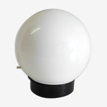 White opaline wall lamp or ceiling lamp – 60s