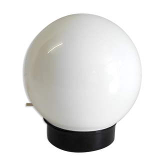 White opaline wall lamp or ceiling lamp – 60s