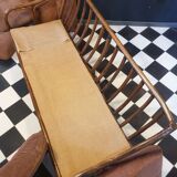 3-seater bamboo sofa