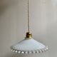 Suspension en opaline vintage