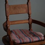 Handcrafted Tripod Armchairs in Oak, by a Danish Cabinetmaker, Folk Art, 1930s