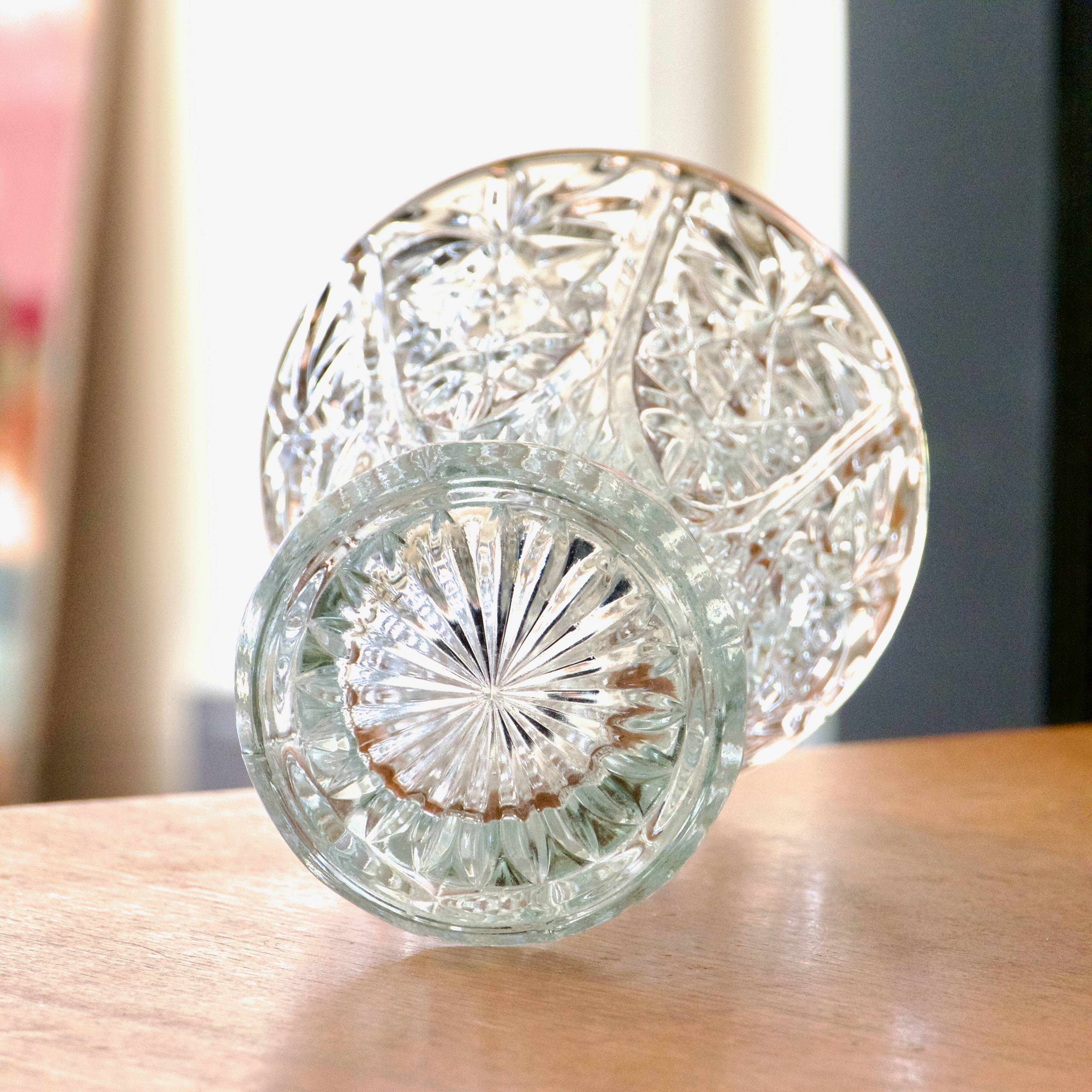 Grand vase vintage en cristal
