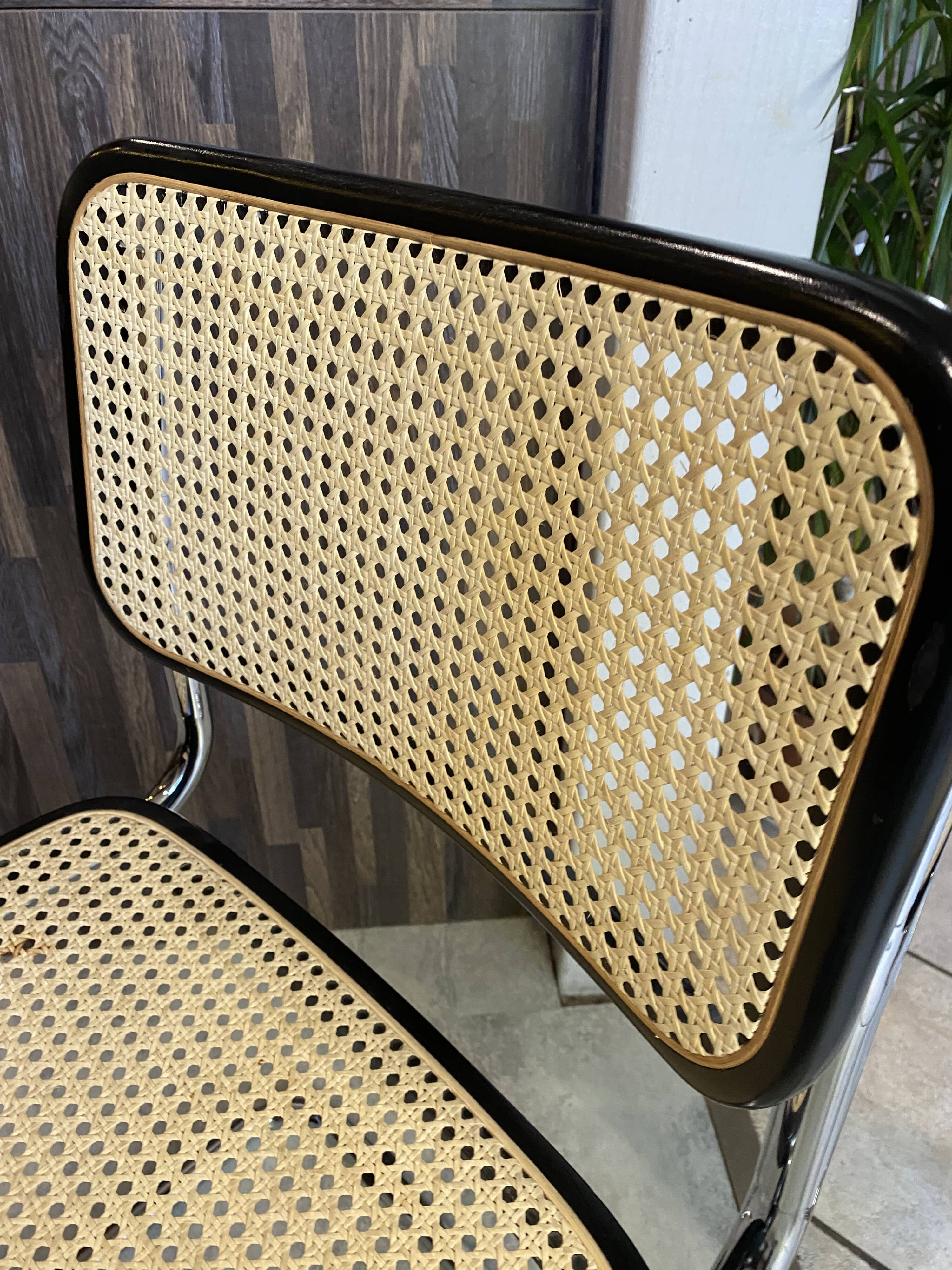 Cesca B32 chair vintage Marcel Breuer Italy