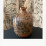 Stoneware ball vase