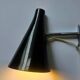 Rare Black Midcentury Adjustable Wall Lamp in style of Stilnovo, Lidokov, 1960s