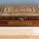 BOX XIXth in wood marquetry and mother-of-pearl