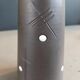 Matte brown handmade ceramic cup