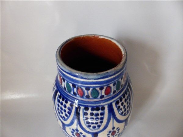 Safi polychrome ovoid vase
