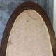 Swivel wooden mirror on stand