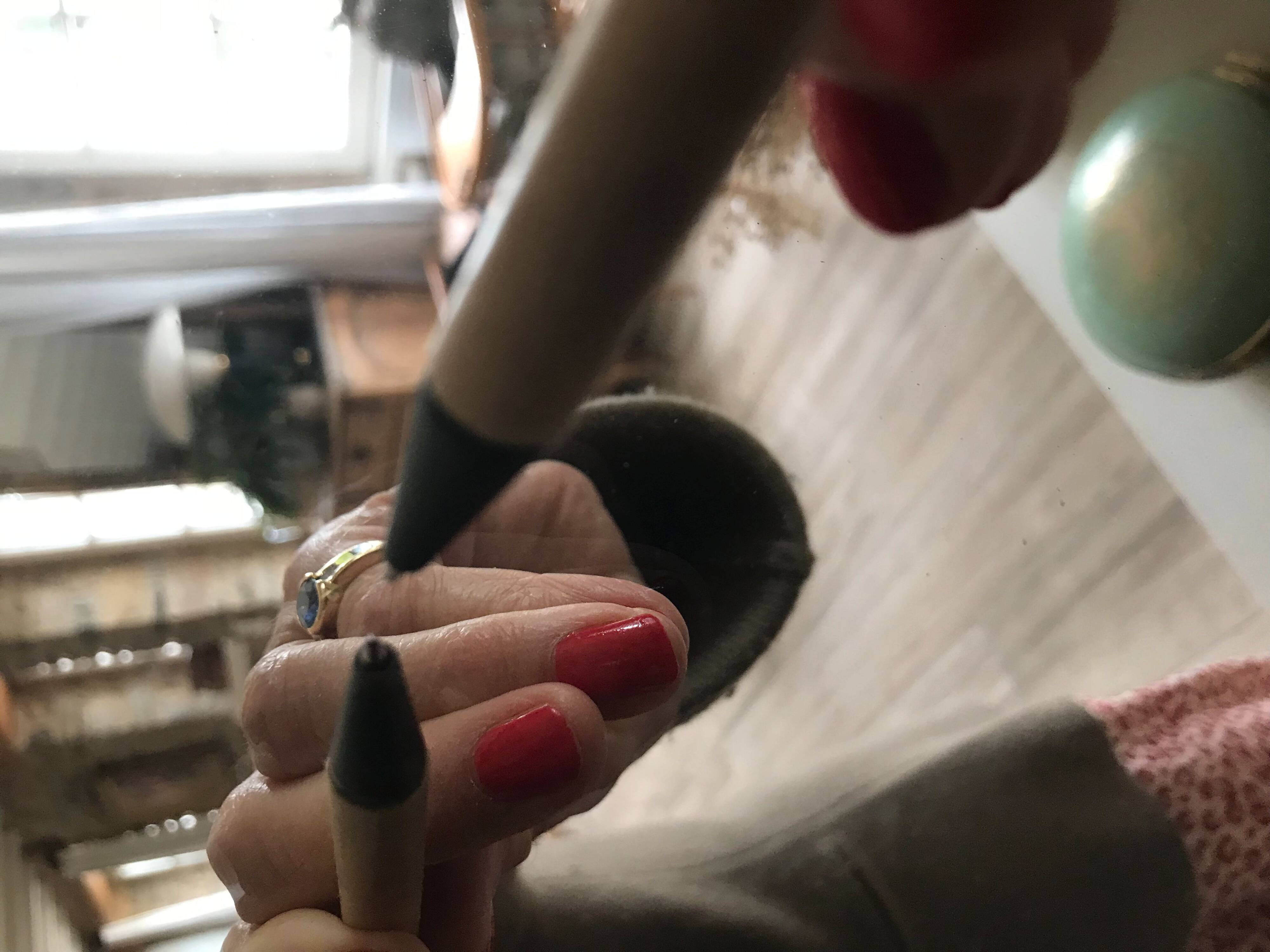 Antique Louis Philippe mirror 120x127