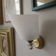 Pair of vintage scroll wall lights