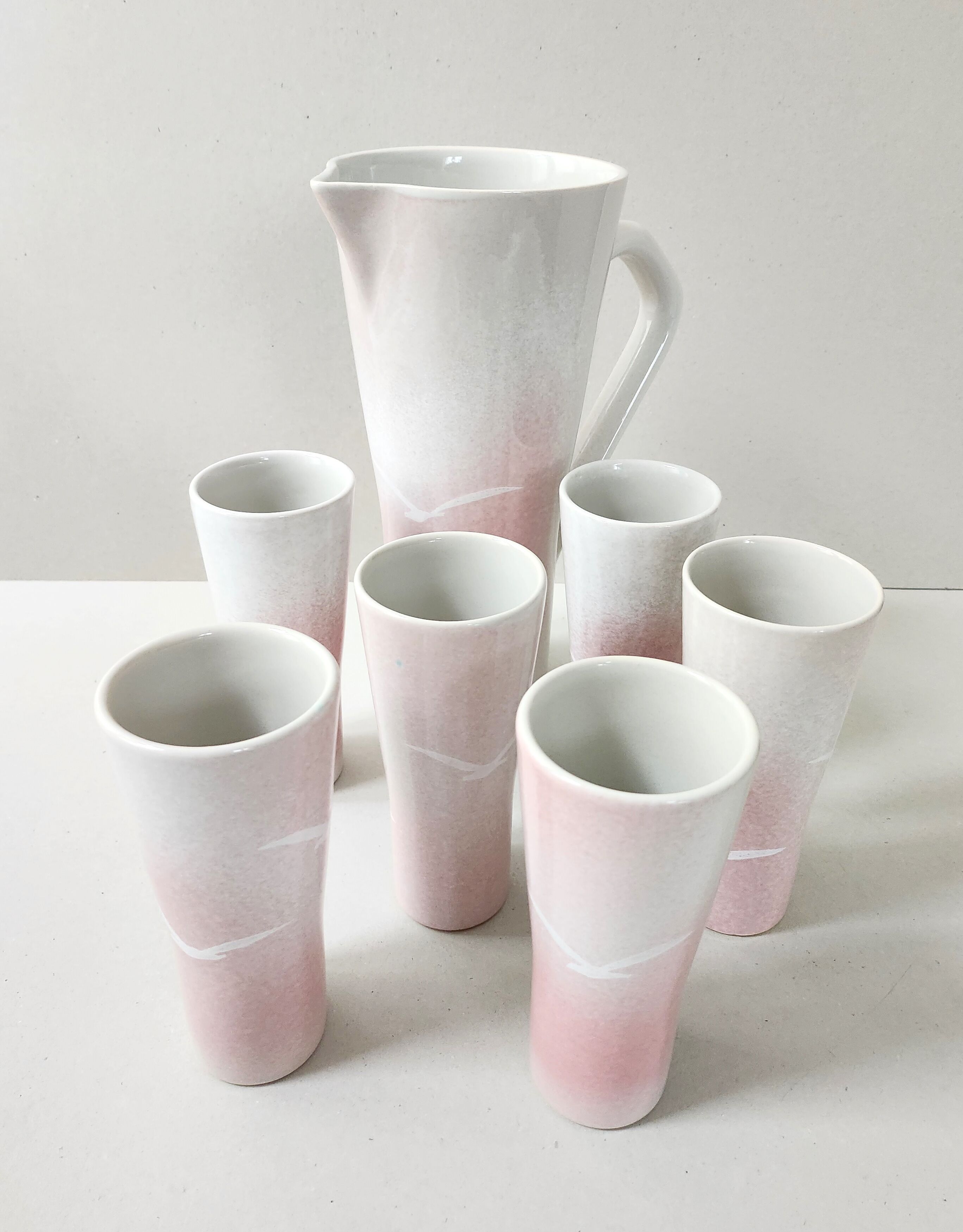 Service at orangeade vintage 1970 Niderviller