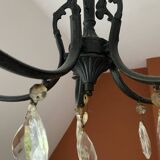 Lustre ancien  Pampilles
